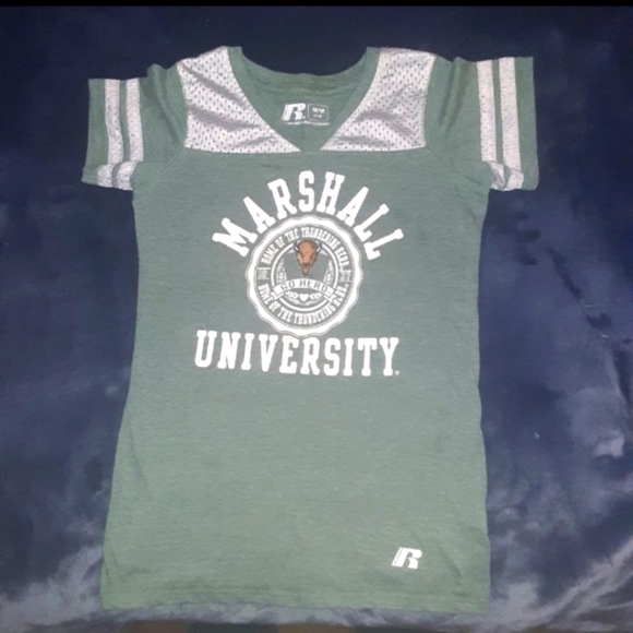 💥SOLD💥Girls Marshall University T-ShirtSize 7/8 - Picture 1 of 2